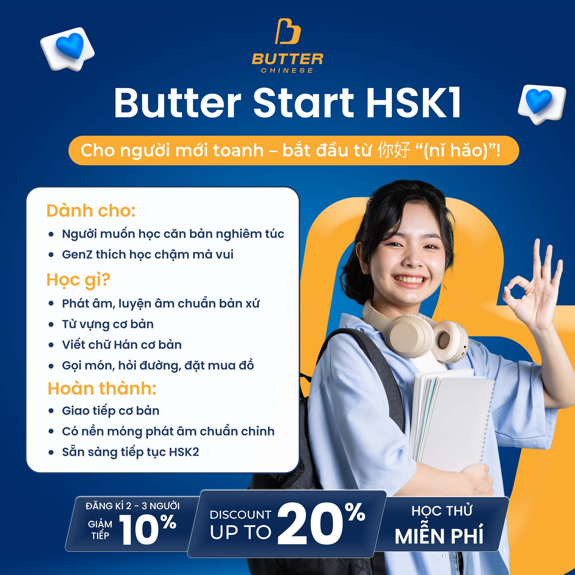 tiếng trung hải phòng HSK1